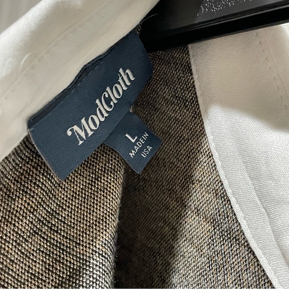 ModCloth Yellow & Black Plaid Dress - L - Picture 6 of 6